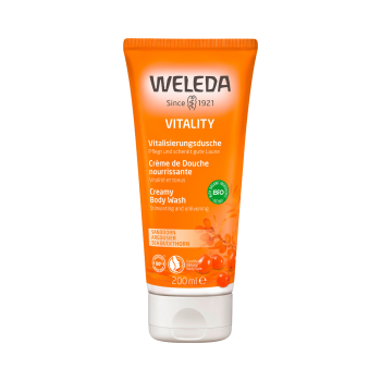 Weleda Duschcreme Vitality Vitalisierungsdusche Sanddorn, 200ml